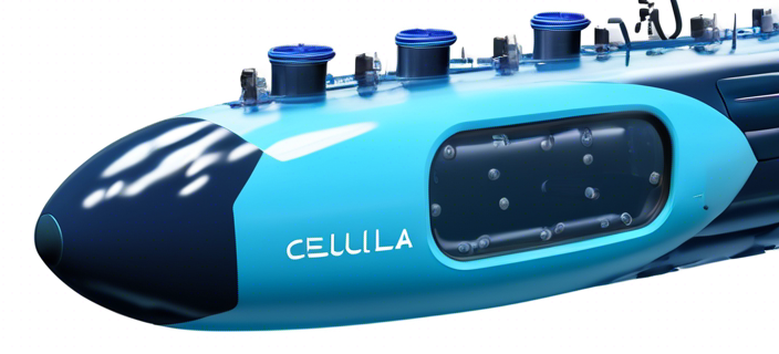 An autonomous underwater vehicle developed by Cellula Robotics, showcasing its advanced technology