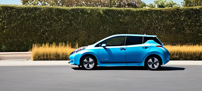 An image of a Nissan Leaf car from 2016